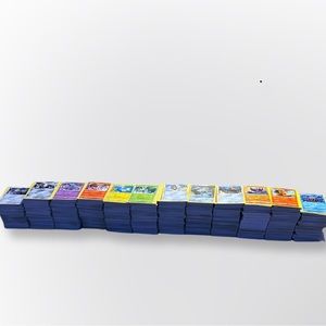 1,000 Common/Rate Pokémon Cards including at least 10 Shinnys and 5 Ultra Rares